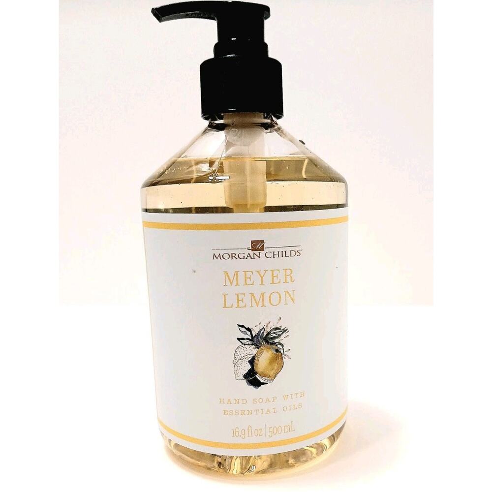 Morgan Child's LEMON MEYER Hand Soap 16.9 fl oz Pump Witch Hazel Essential Oils